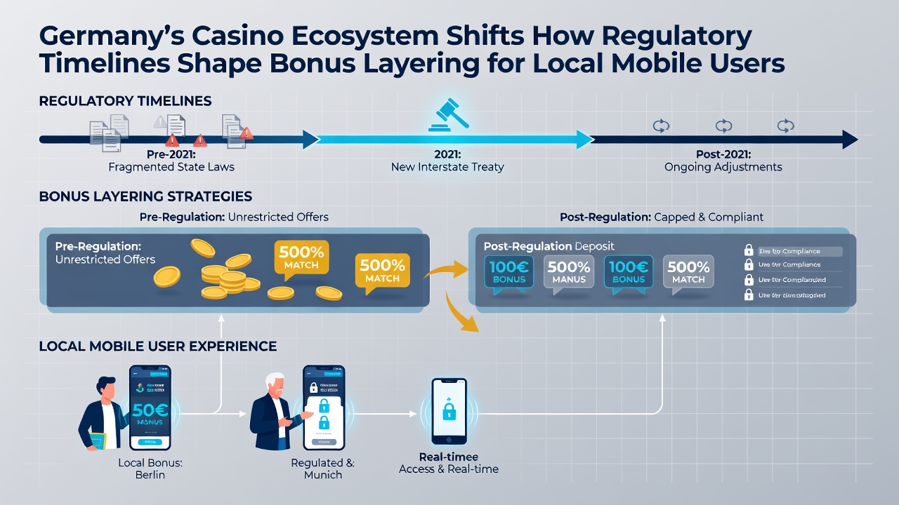 Mobile Verifizierungsprotokolle und Bonus-Layering in regulierten deutschen Casinos