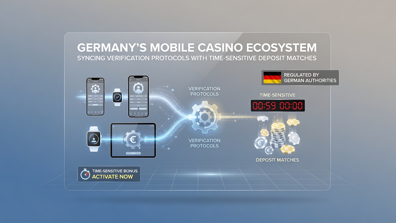 Darstellung der Synchronisation von Verifizierungsprotokollen und zeitkritischen Einzahlungsboni auf mobilen Geräten